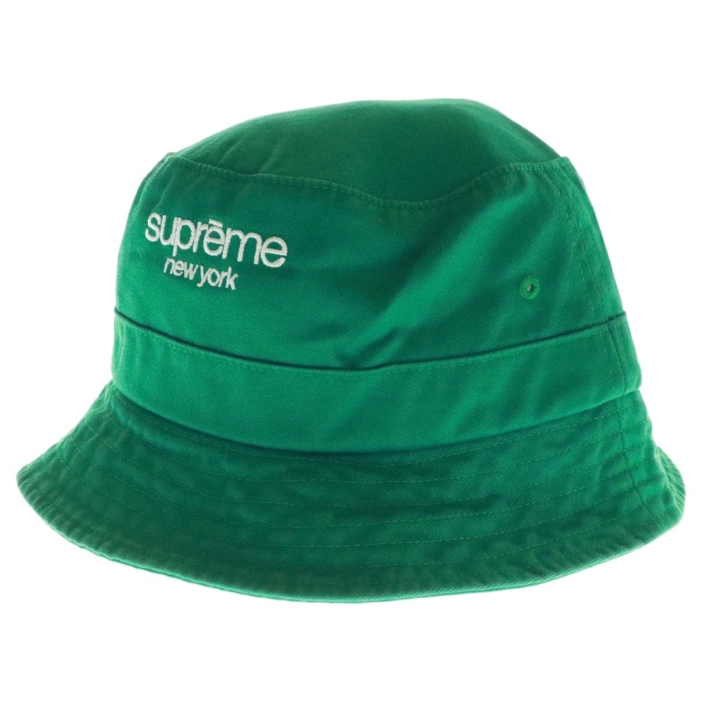 SUPREME(シュプリーム) 24AW Clasicc Logo Crusher クラシックロゴ クラッシャー バケットハット 帽子 グリーン