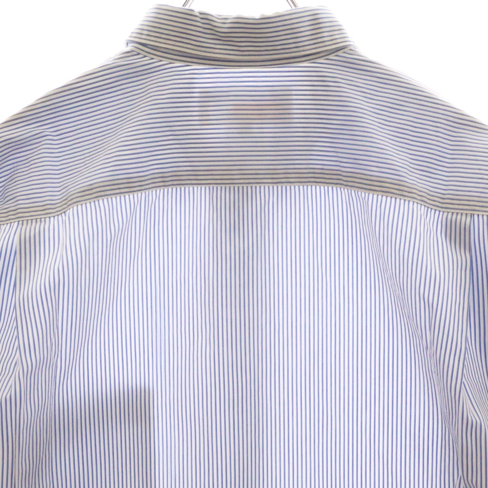 SUPREME(シュプリーム) 12SS×COMME des GARCOMS SHIRT GUSSET SHIRT コムデギャルソン ガセットシャツ ストライプ長袖シャツ ブルー S27SS12