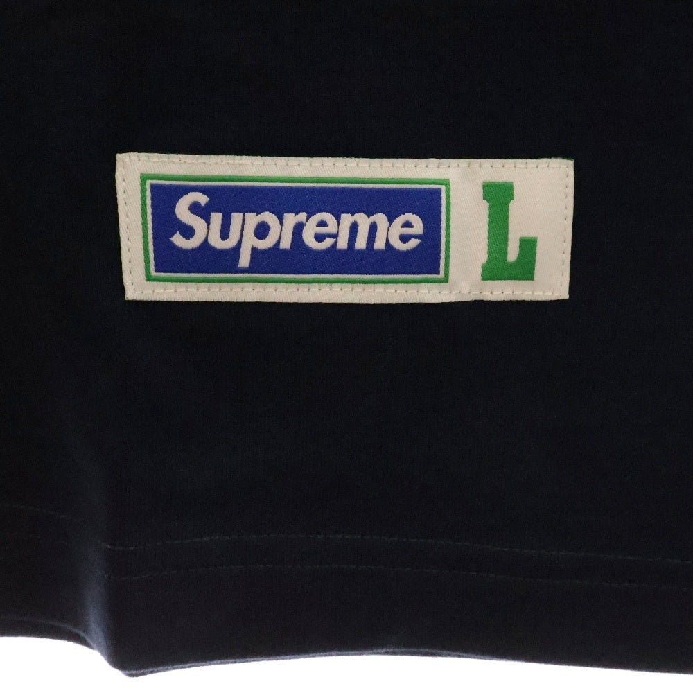 SUPREME(シュプリーム) 19SS Athletic Label Tee アスレチックロゴ クルーネック半袖Tシャツ カットソー ネイビー