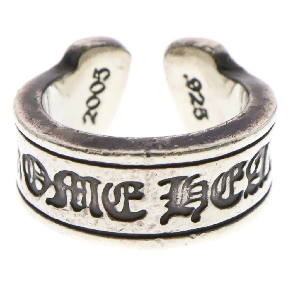 CHROME HEARTS(クロムハーツ) LG SCROLL LABEL ラージスクロールラベル リング シルバーBCA383