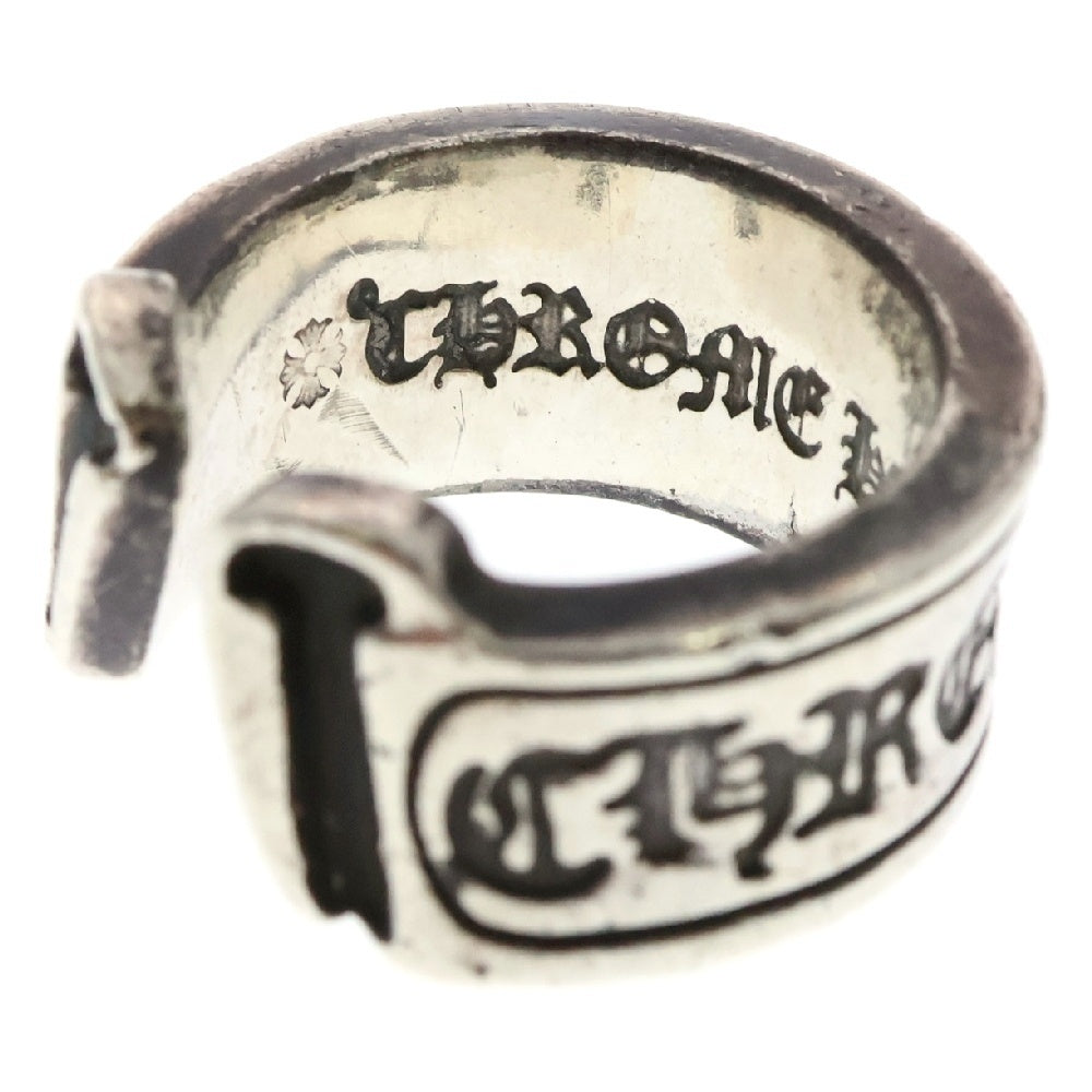 CHROME HEARTS(クロムハーツ) LG SCROLL LABEL ラージスクロールラベル リング シルバーBCA383