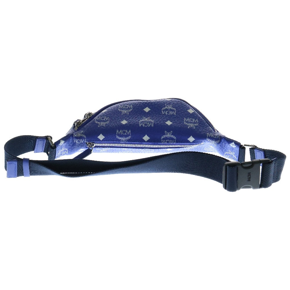 MCM(エム シー エム) Belt Bag Small ヴィセトス ウエストバッグ ベルトバッグ ブルー MMZASFI05H1001