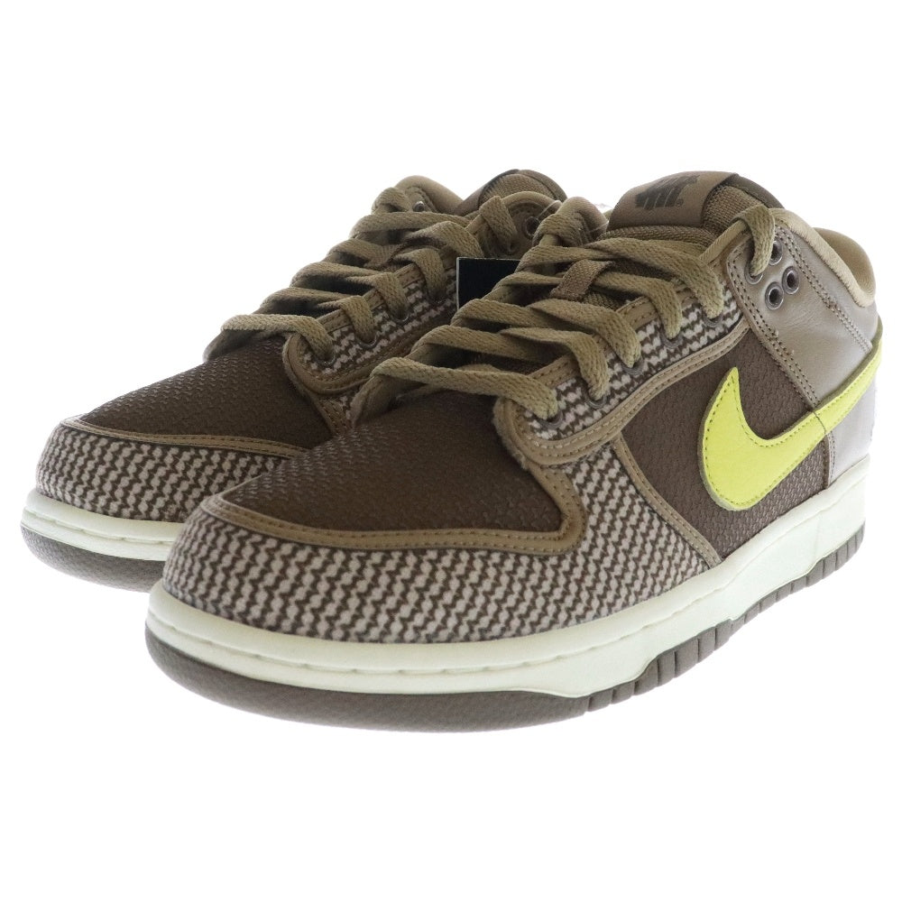 NIKE(ナイキ) ×UNDEFEATED DUNK LOW SP アンディフィーテッド ダンクローカットスニーカー ブラウン US9/27cm DH3061-200
