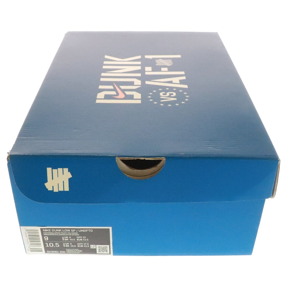 NIKE(ナイキ) ×UNDEFEATED DUNK LOW SP アンディフィーテッド ダンクローカットスニーカー ブラウン US9/27cm DH3061-200