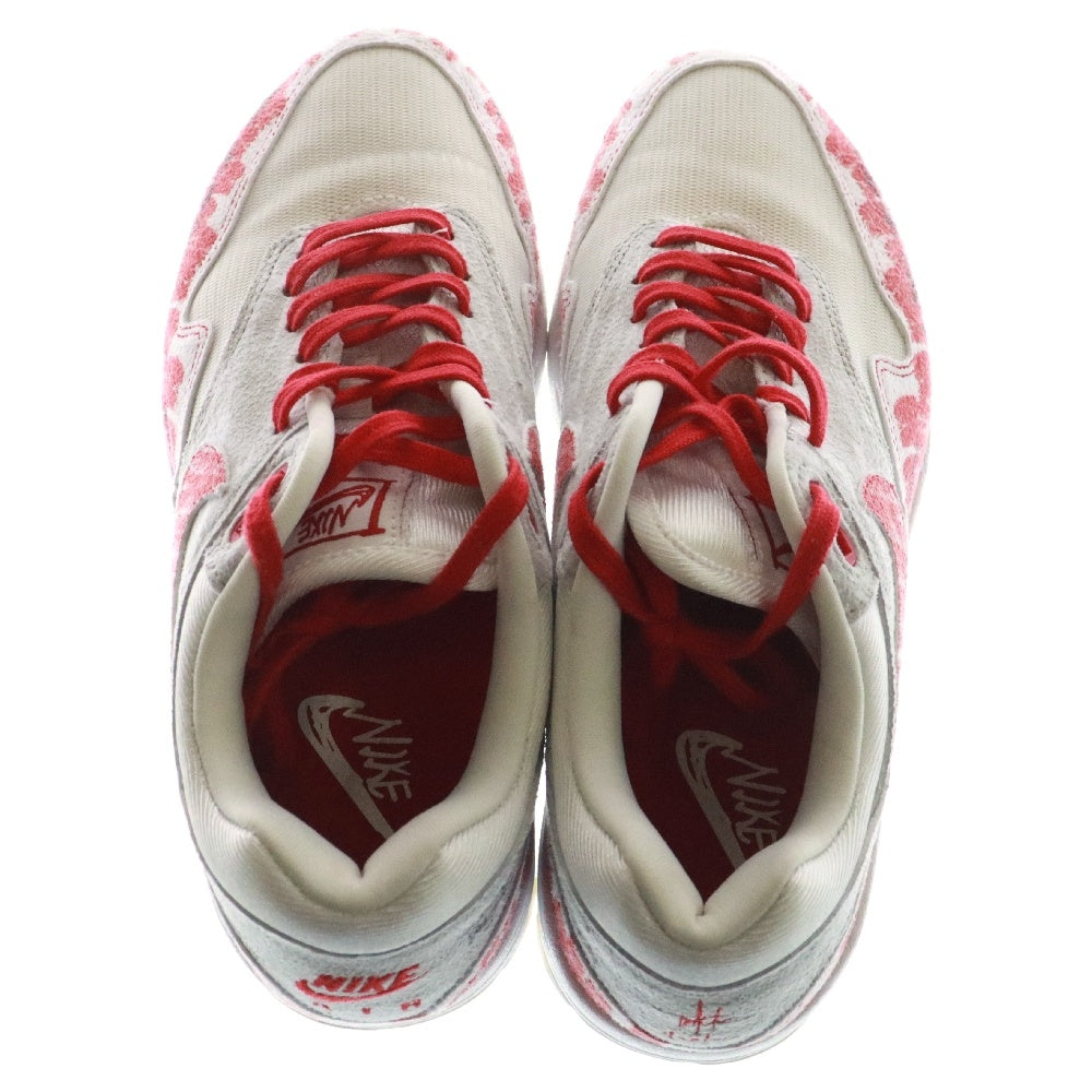 NIKE(ナイキ) AIR MAX 1 SKETCH TO SHELF エアマックス スケッチ トゥ シェル ローカットスニーカー ホワイト/レッド US5/25cm CJ4286-101