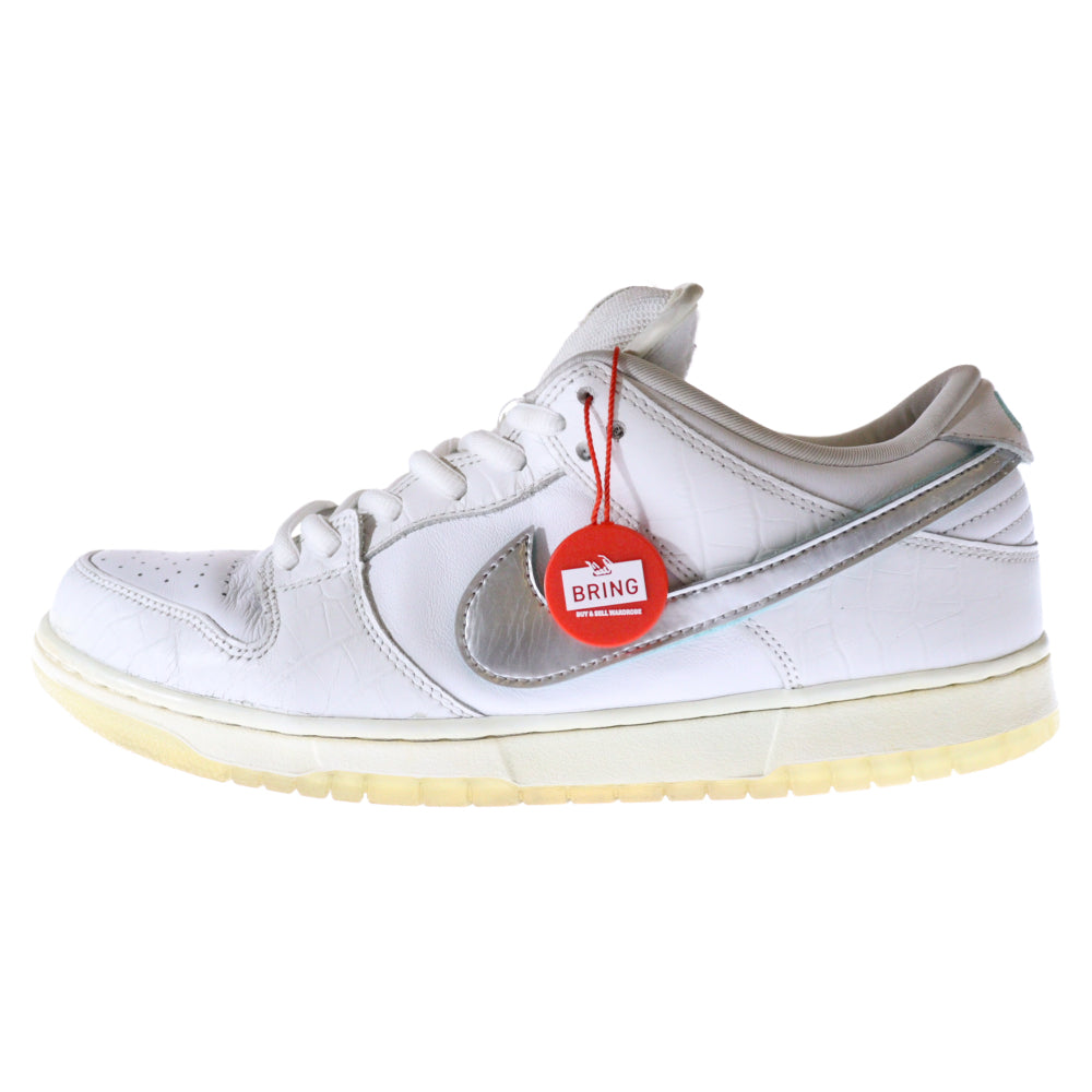 NIKE SB(ナイキエスビー) ×DIAMOND SUPPLY DUNK LOW PRO OG QS ダイヤモンドサプライ ダンク ローカットスニーカー ホワイト US10.5/28.5cm BV1310-100