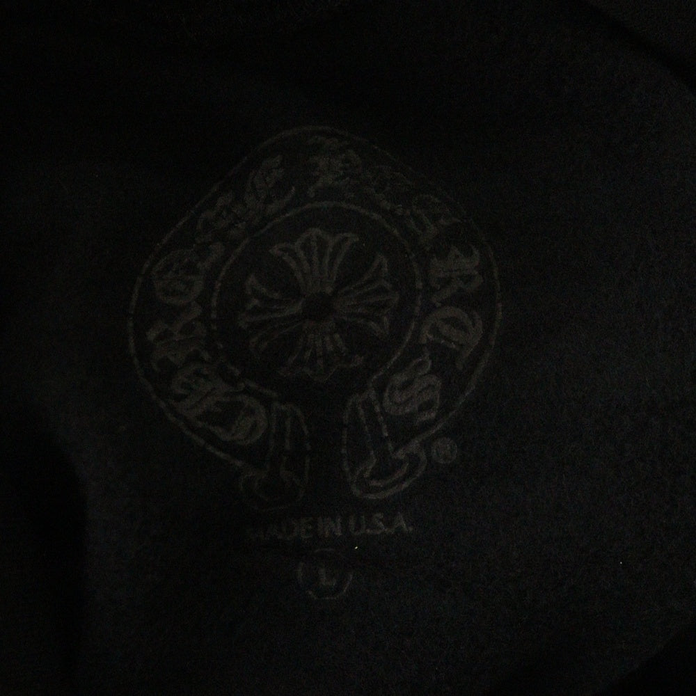 CHROME HEARTS(クロムハーツ) SWTSHRT PLVR アームロゴプリント スウェット プルオーバーパーカー ブラック