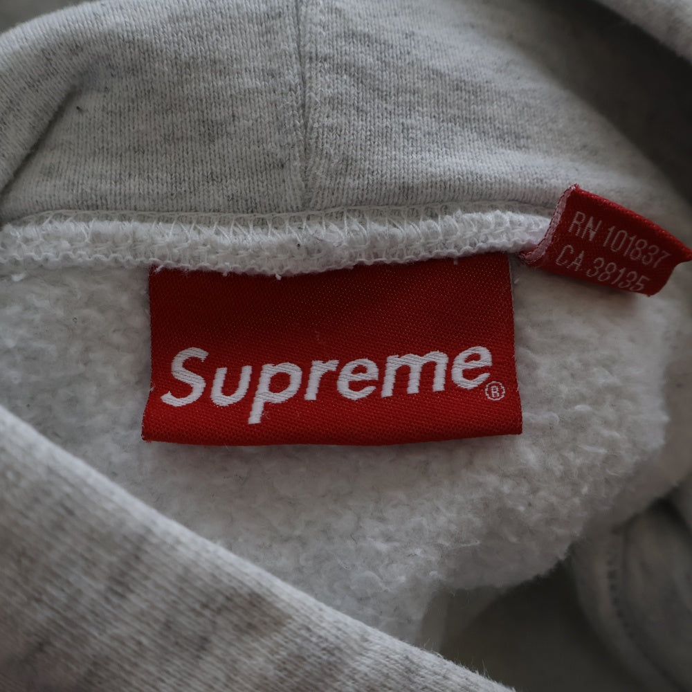 SUPREME(シュプリーム) 20SS Reflective Cutout Hooded Sweatshirt リフレクティブ カットアウト スウェットパーカー グレー