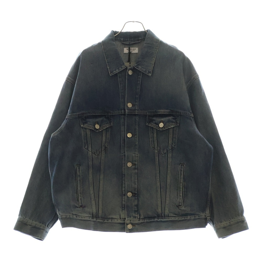 BALENCIAGA(バレンシアガ) 21AW ×FORTNITE LARGE FIT DENIM JACKET フォートナイト ラージフィット デニム ジャケット Gジャン 200着限定 インディゴ 684001 TJW73