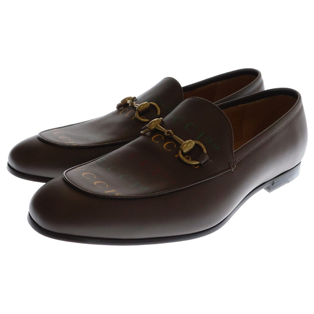GUCCI(グッチ) 100周年記念 ホースビット レザー ローファー ブラウン 677069