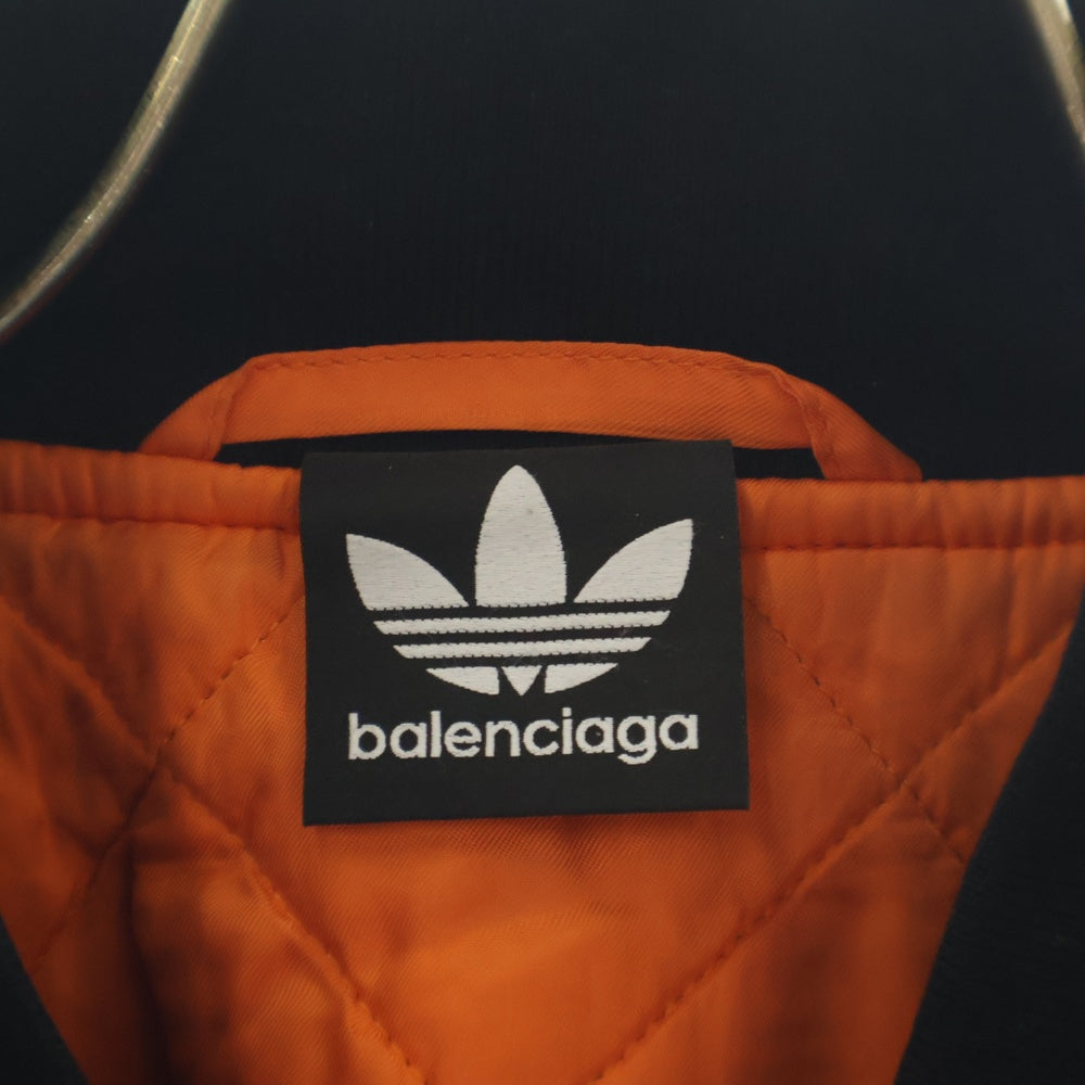 BALENCIAGA(バレンシアガ) 23SS ×adidas MA-1 SIDE LINE BOMBER JACKET アディダス サイドライン ボンバージャケット ブラック 725335