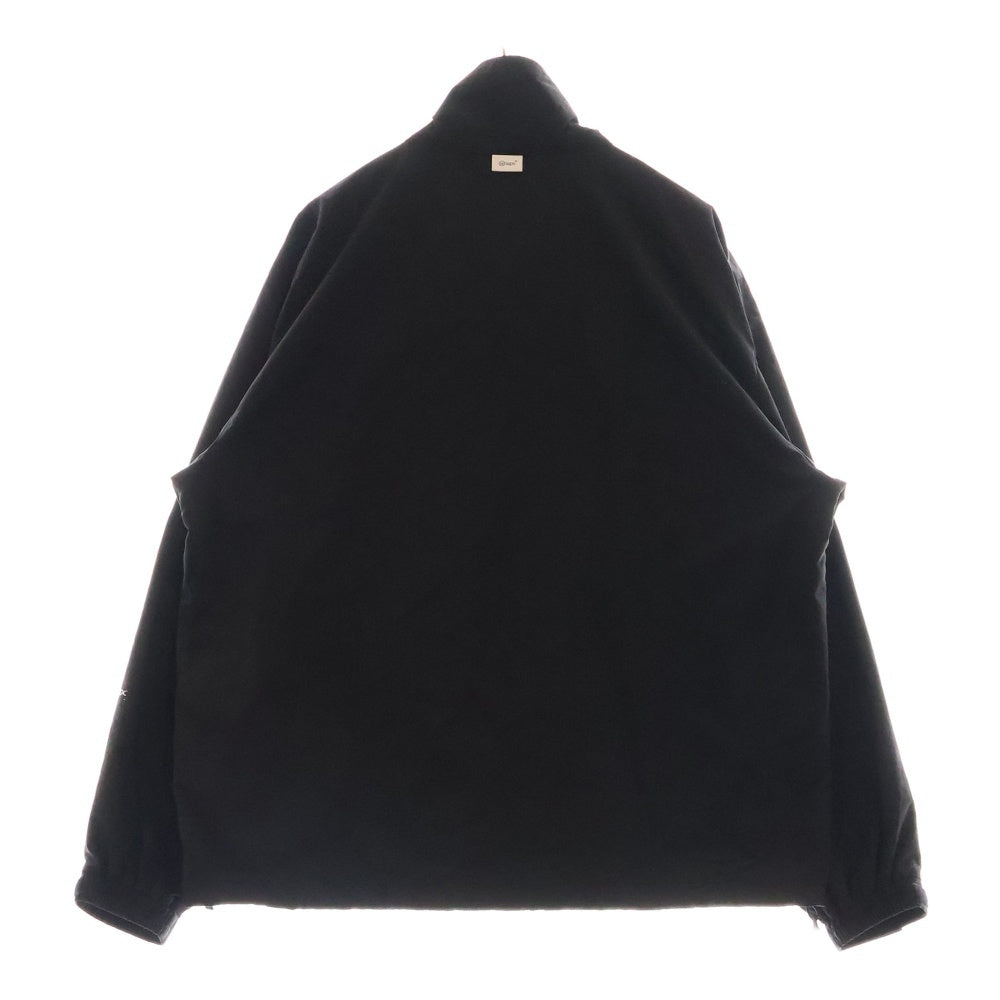 WTAPS(ダブルタップス) 24SS TRACK JACKET NYLON TUSSAH PERTEX.SIGN トラックジャケット ナイロンタッサー パーテックス サイン ブラック 241CWDT-JKM01