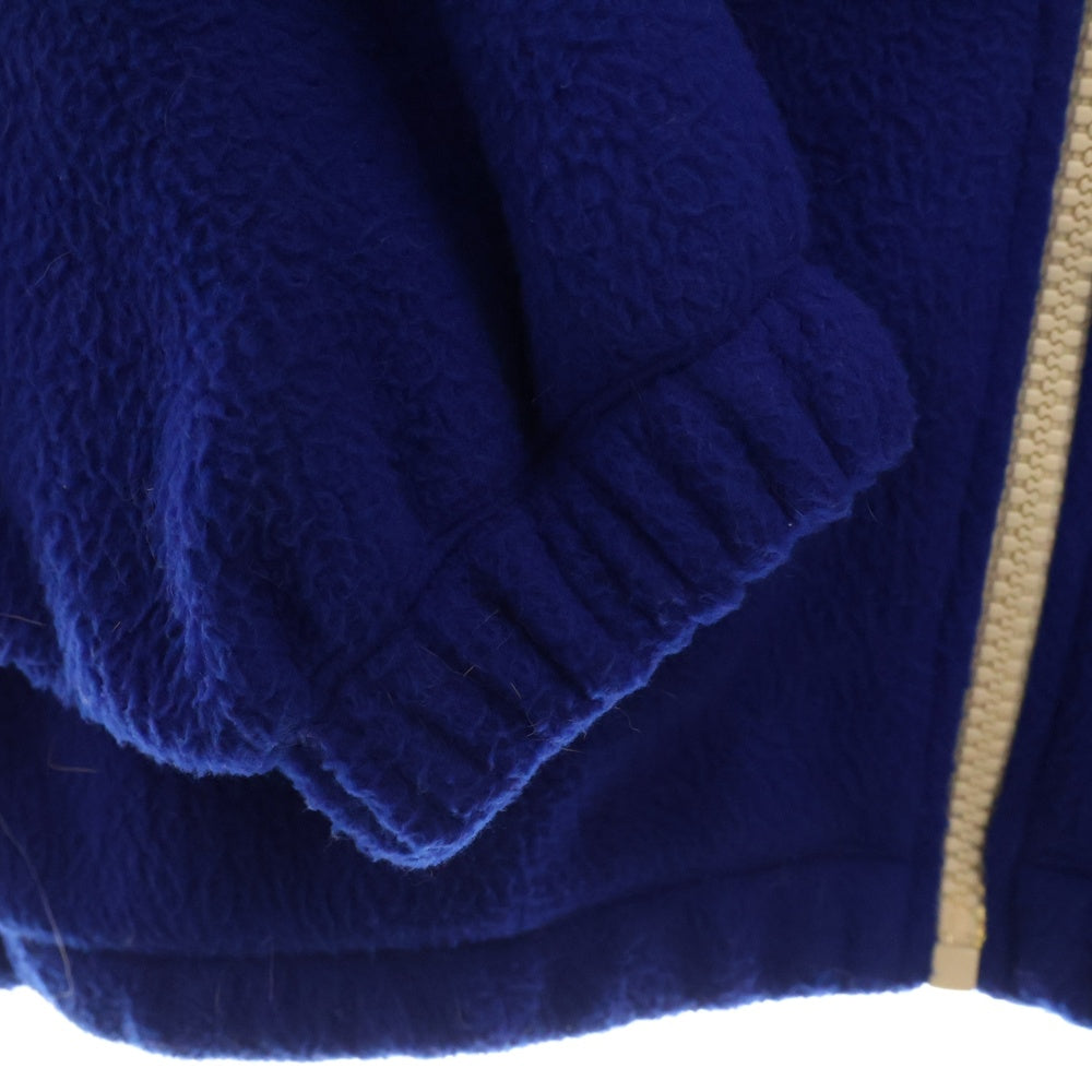 CELINE(セリーヌ) 21SS LOOSE COLORBLOCK SWEATSHIRT IN POLAR FLEECE カラーブロック ルーズ フリース ジップアップジャケット ブルゾン レオパード ブルー/レッド