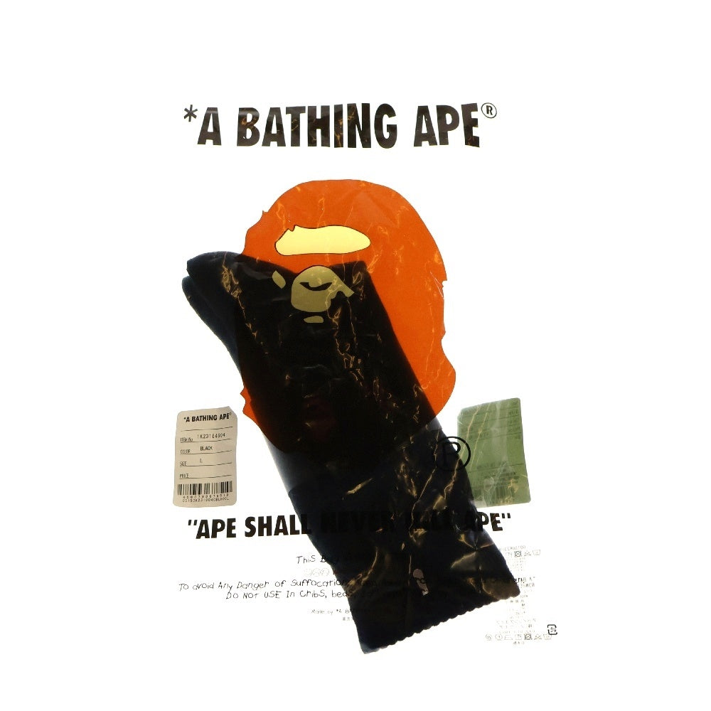 A BATHING APE(アベイシングエイプ) ×Black Eye Patch ブラック アイ パッチ ソックス 靴下 ブラック 1K23184904