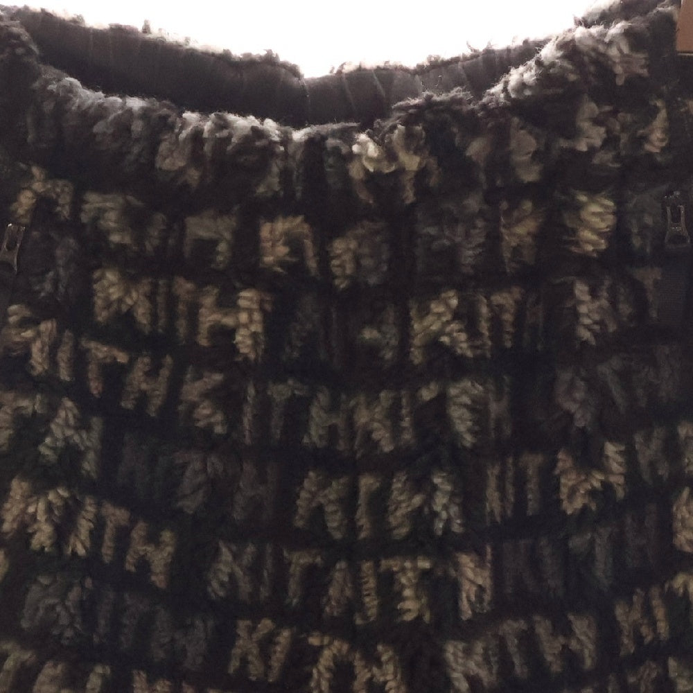 KITH(キス) Multi Monogram Jogger マルチ モノグラム ジャガード フリース ロングパンツ ブラック KHW060265