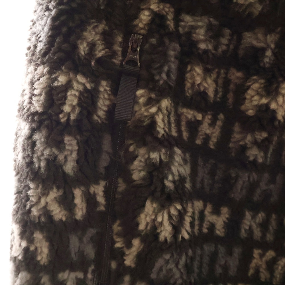 KITH(キス) Multi Monogram Jogger マルチ モノグラム ジャガード フリース ロングパンツ ブラック KHW060265