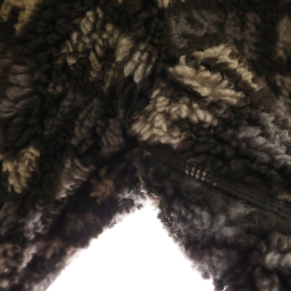 KITH(キス) Multi Monogram Jogger マルチ モノグラム ジャガード フリース ロングパンツ ブラック KHW060265
