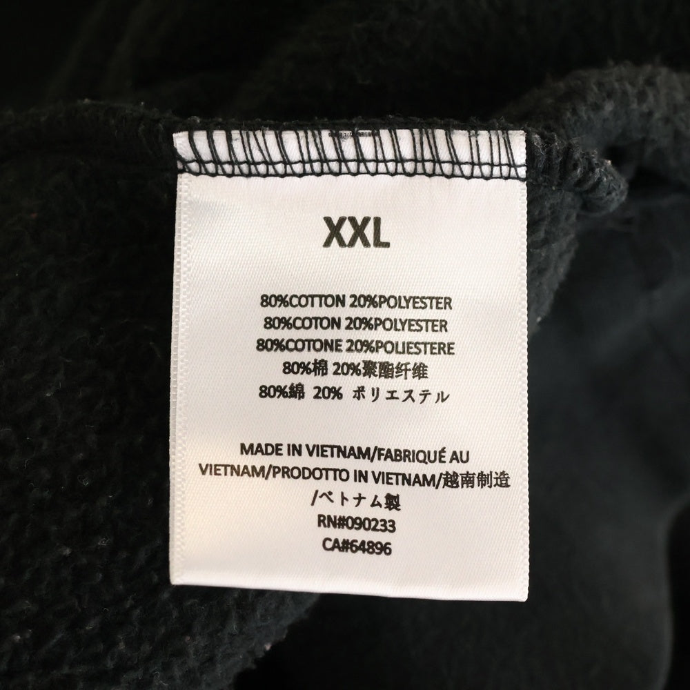 FEAR OF GOD ESSENTIALS(フィアオブゴッド エッセンシャルズ) フェルトロゴ クルーネック スウェット トレーナー ブラック