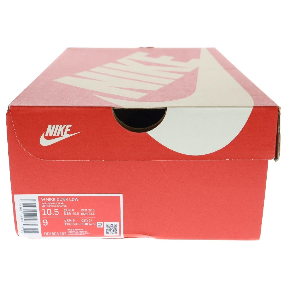 NIKE(ナイキ) WMNS DUNK LOW ウィメンズ ダンク ローカットスニーカー ホワイト/ピンク US10.5/27.5cm DD1503-102