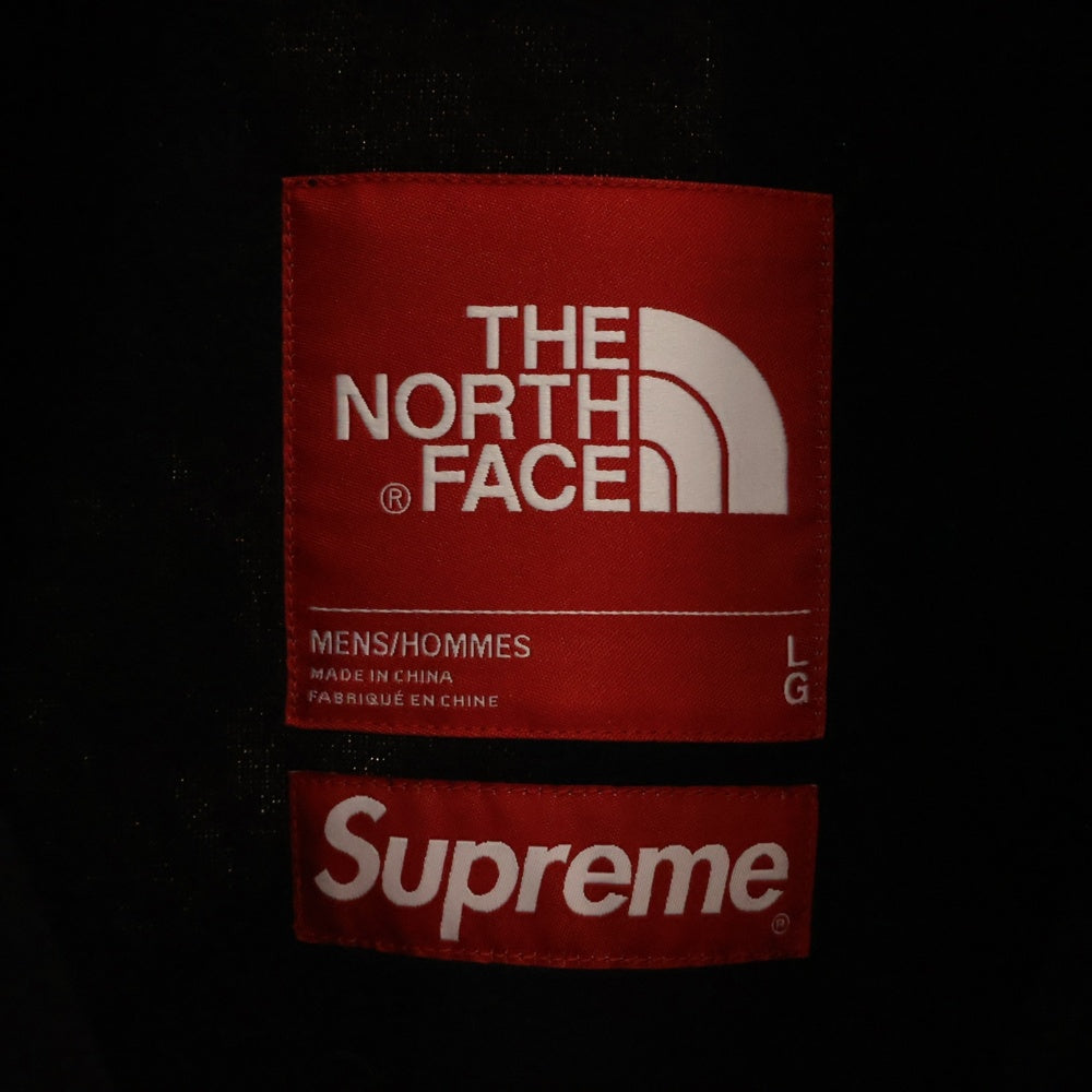 SUPREME(シュプリーム) 21AW ×THE NORTH FACE Bleached Denim Fleece Jacket ザ ノースフェイス ブリーチド デニム フリース ジャケット ブラウン/ブラック NA52100I