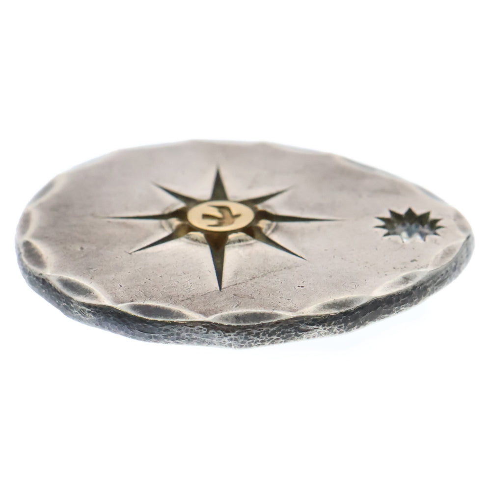 goro's(ゴローズ) たたきメタル中 ペンダントトップ シルバー/ゴールド