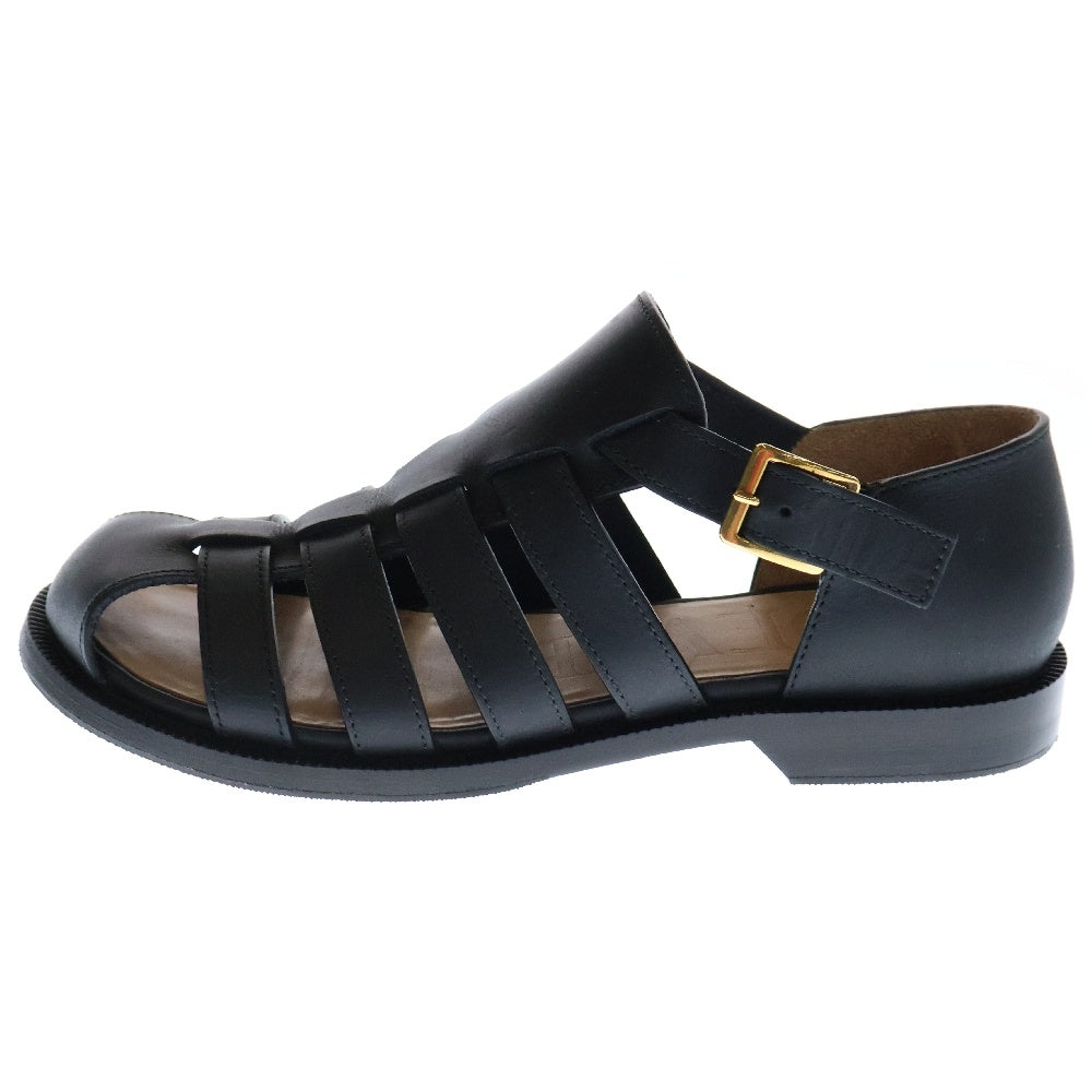 LOEWE(ロエベ) CAMPO SANDAL レザー カンポ グルカサンダル ブラック L814465X77