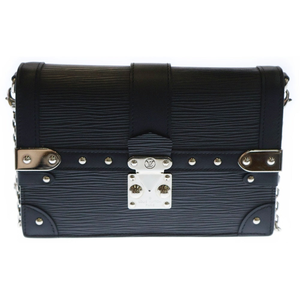 LOUIS VUITTON(ルイヴィトン) ポルトフォイユ トランク ショルダーバッグ エピレザー ノワール ブラック シルバー金具 ポシェット ブラック M67507