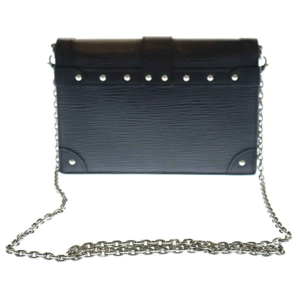 LOUIS VUITTON(ルイヴィトン) ポルトフォイユ トランク ショルダーバッグ エピレザー ノワール ブラック シルバー金具 ポシェット ブラック M67507