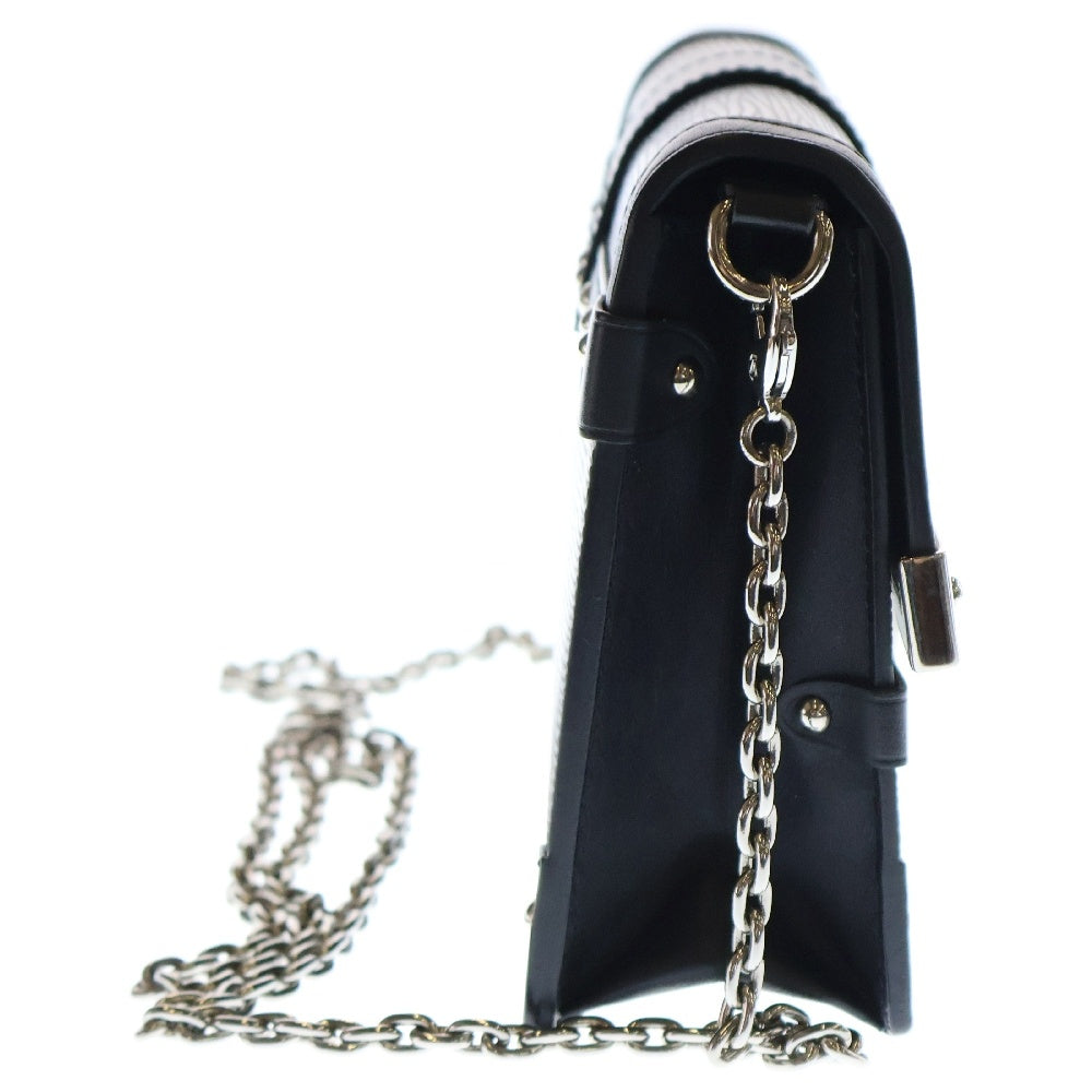 LOUIS VUITTON(ルイヴィトン) ポルトフォイユ トランク ショルダーバッグ エピレザー ノワール ブラック シルバー金具 ポシェット ブラック M67507