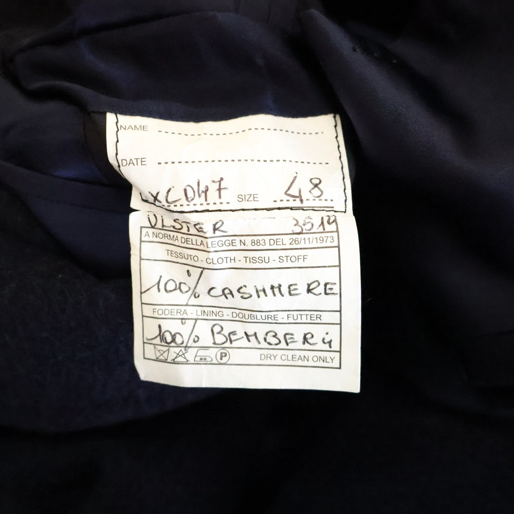 Loro Piana(ロロピアーナ) カシミア ロングコート Pコート ネイビー
