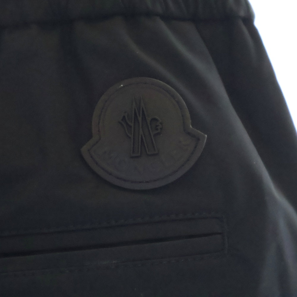 MONCLER(モンクレール) 24AW PANTALONE SPORTIVO スポルティーボ ナイロン トラック ロングパンツ ブラック J20912A00025 549MF