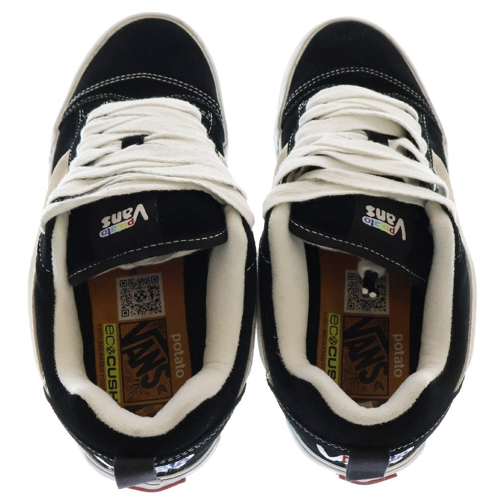 VANS(ヴァンズ) ×Imran Potato Knu-Skool Vr3 イムランポタト ローカットスニーカーシューズ ブラック US10/28cm VN0A7Q5JB3P