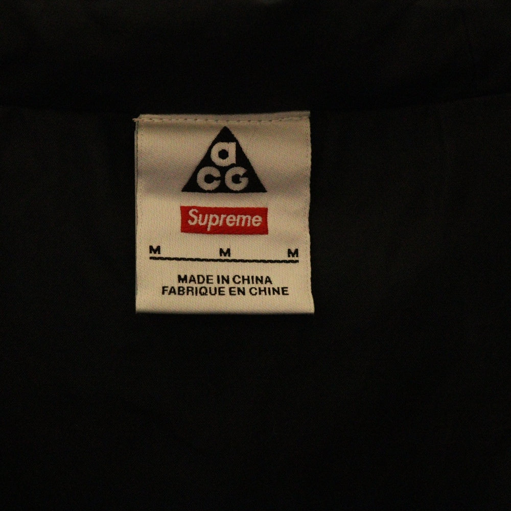SUPREME(シュプリーム) 22AW ×NIKE ACG Denim Pullover ナイキエーシージー デニムプルオーバー アノラックジャケット ブラック