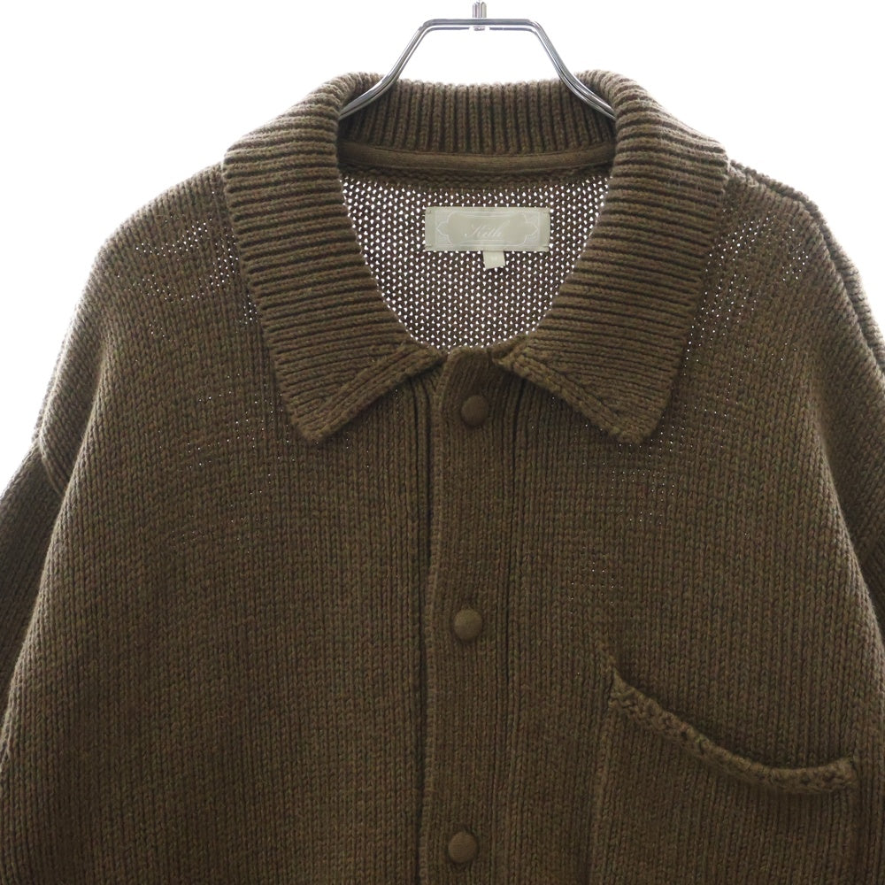 KITH(キス) Chunky Knit Ginza Cardigan チャンキーニット カーディガンジャケット ブラウン