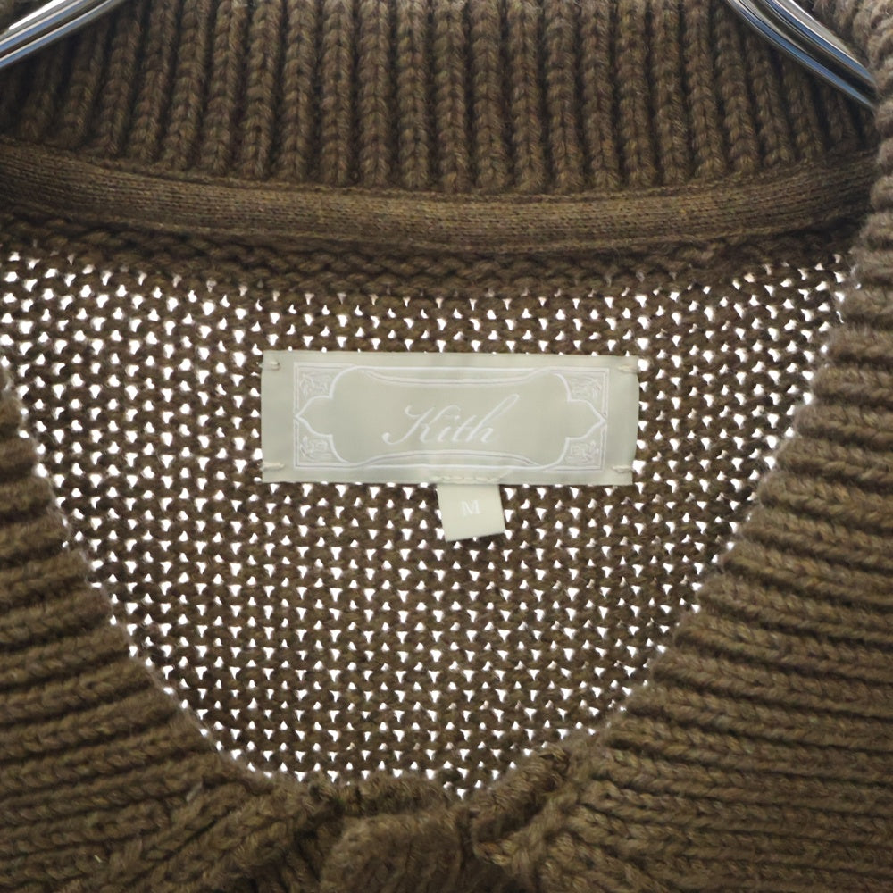 KITH(キス) Chunky Knit Ginza Cardigan チャンキーニット カーディガンジャケット ブラウン