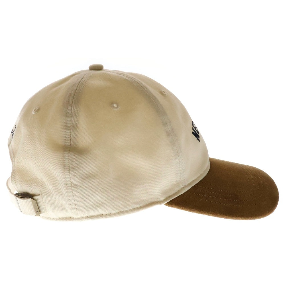 KITH(キス) 47 Suede Brim Cap スエード キャップ 帽子 ホワイト/ブラウン