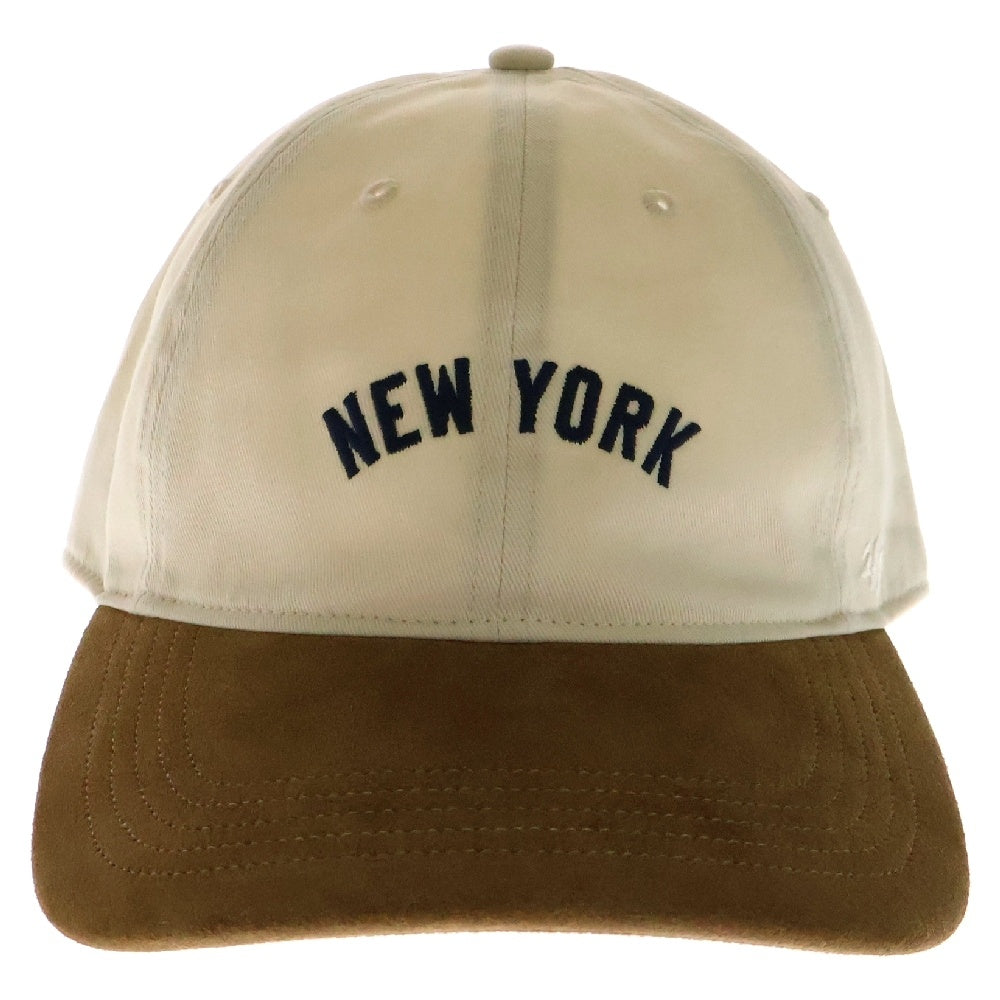 KITH(キス) 47 Suede Brim Cap スエード キャップ 帽子 ホワイト/ブラウン