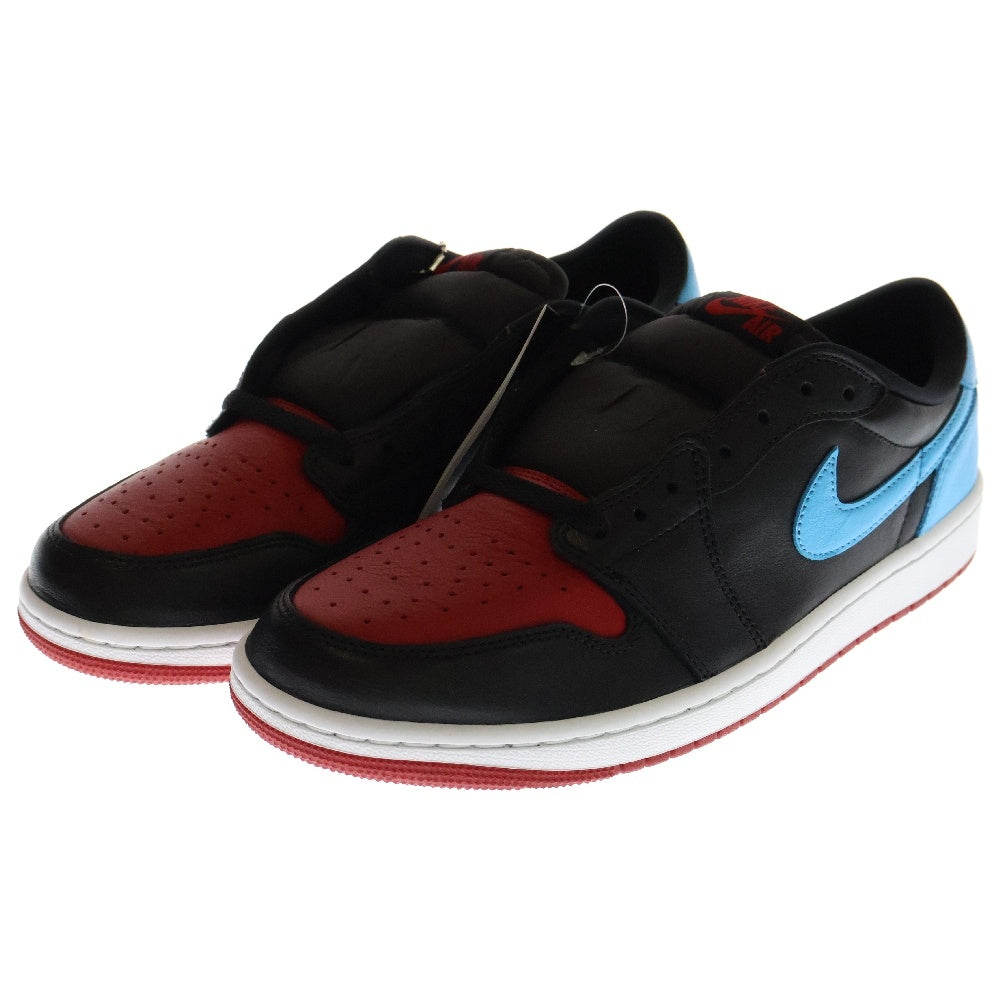 NIKE(ナイキ) WMNS AIR JORDAN 1 RETRO LOW OG UNC TO CHICAGO ウィメンズ エアジョーダン 1 ローカットスニーカー ブルー/ブラック/レッド US11/28cm CZ0775-046