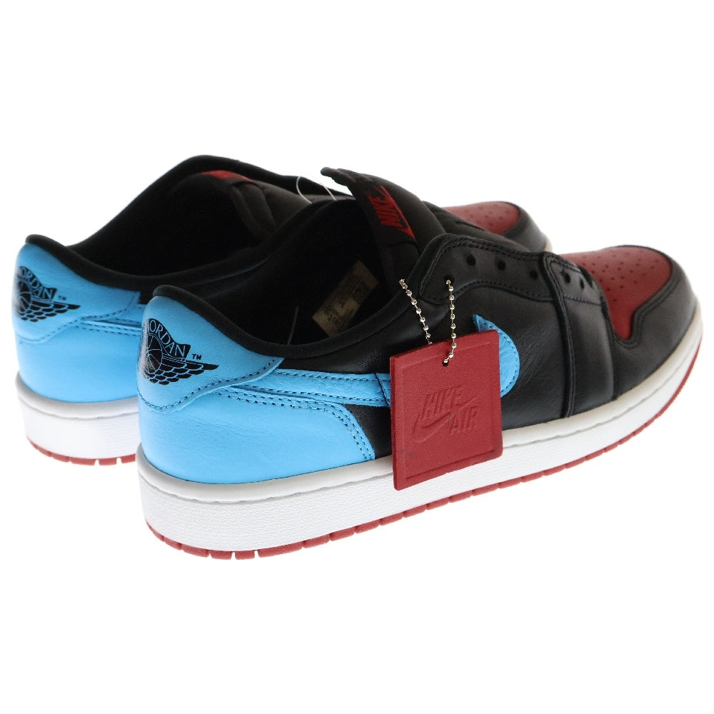 NIKE(ナイキ) WMNS AIR JORDAN 1 RETRO LOW OG UNC TO CHICAGO ウィメンズ エアジョーダン 1 ローカットスニーカー ブルー/ブラック/レッド US11/28cm CZ0775-046