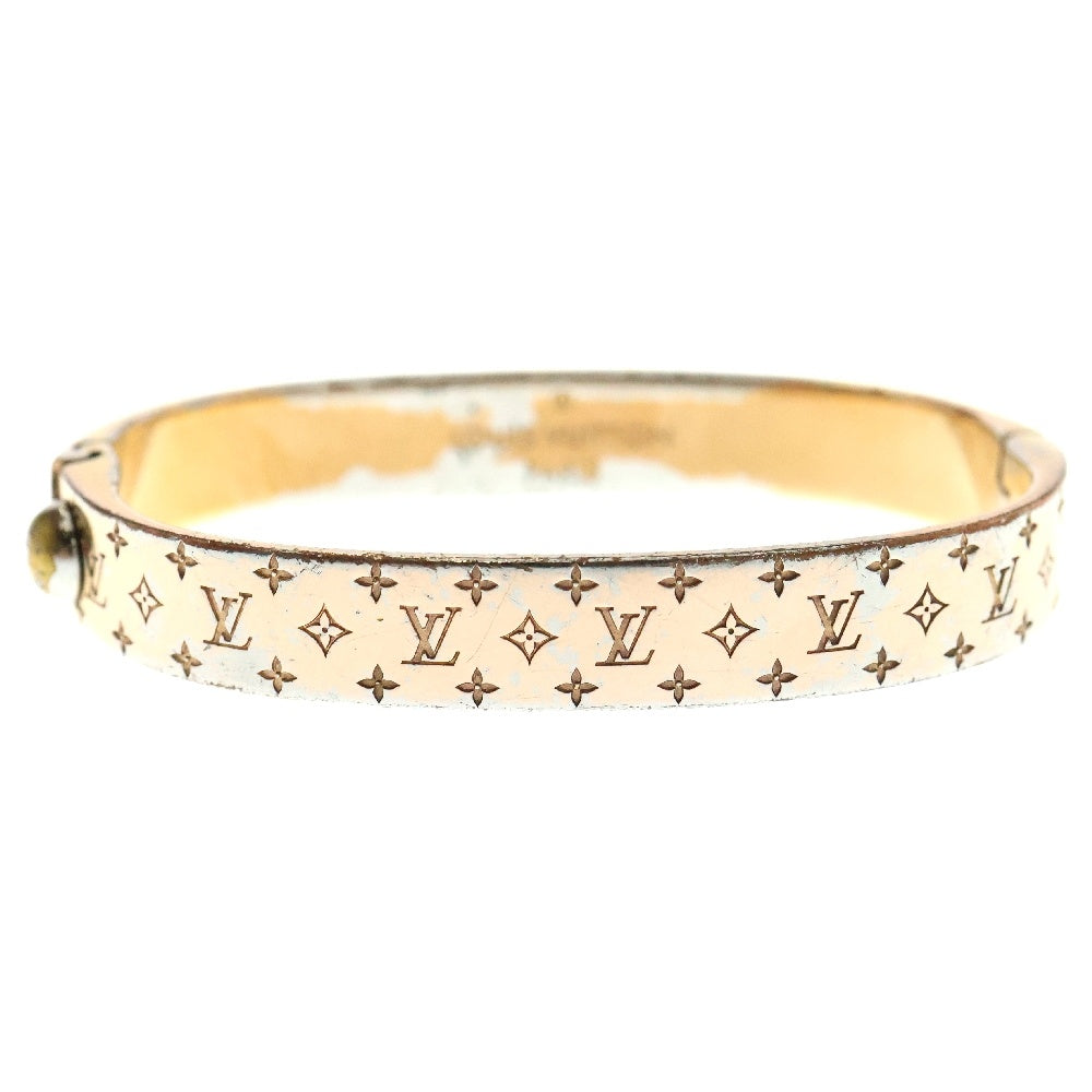 LOUIS VUITTON(ルイヴィトン) モノグラム カフナノグラム ブレスレット バングル ゴールド M00253 LE0139