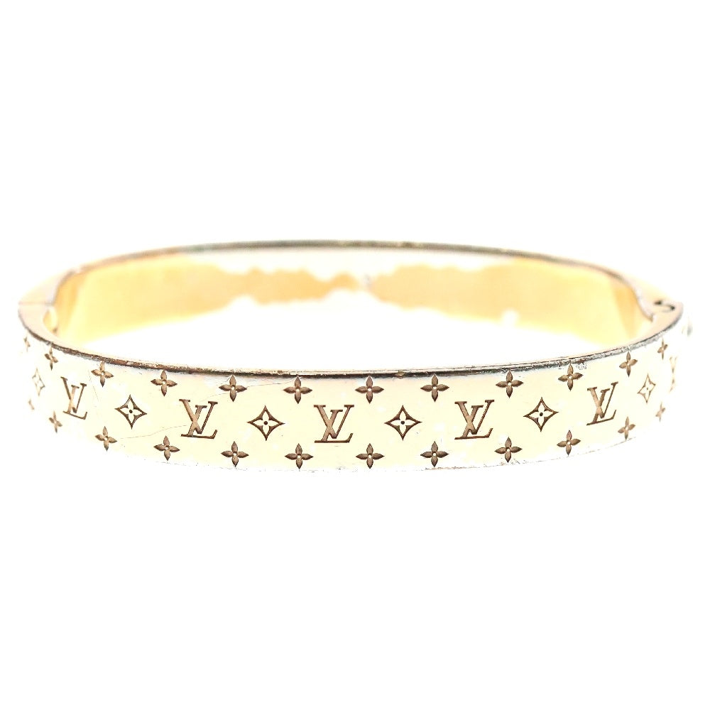 LOUIS VUITTON(ルイヴィトン) モノグラム カフナノグラム ブレスレット バングル ゴールド M00253 LE0139