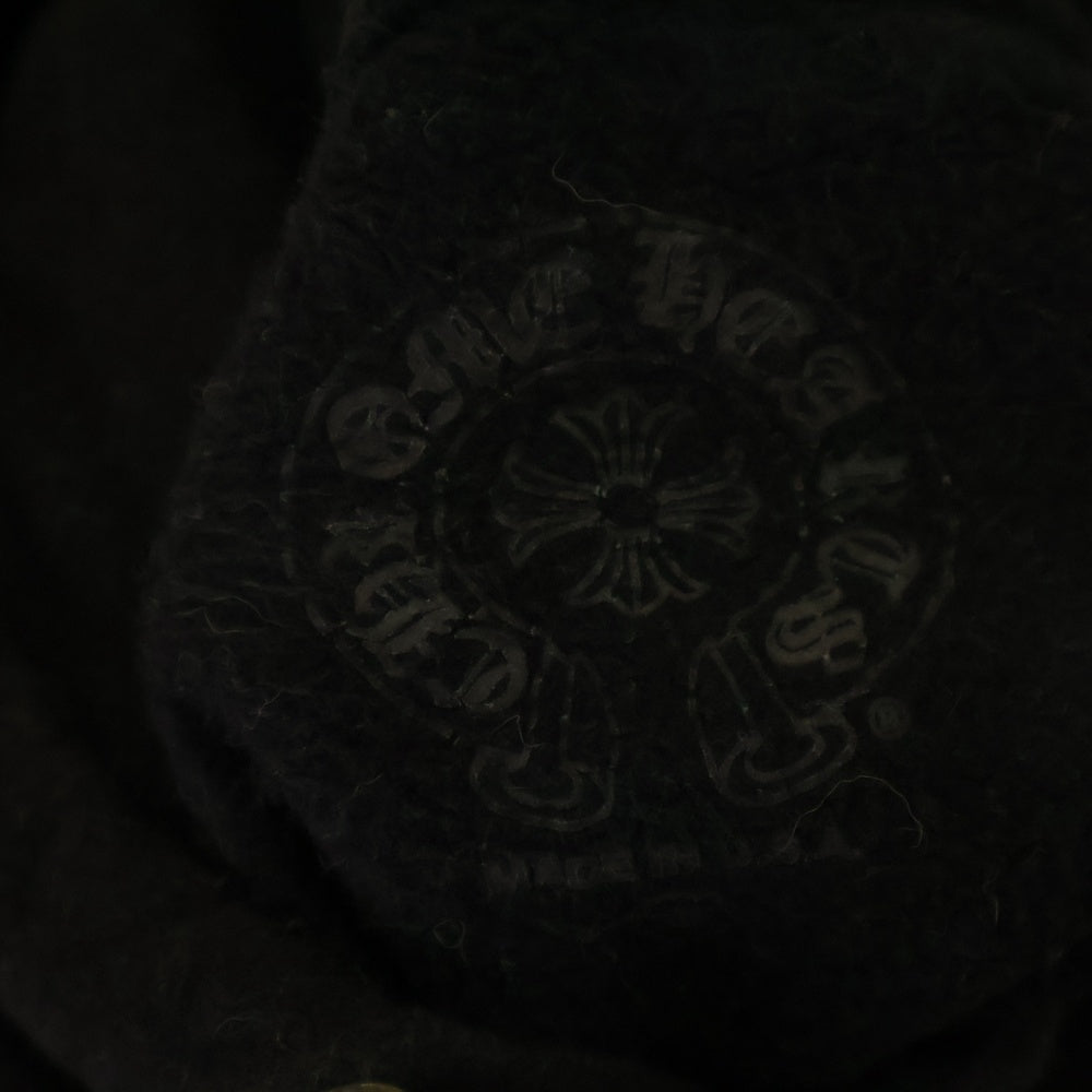 CHROME HEARTS(クロムハーツ) SWTSHRT PLVR 東京限定 ホースシューバックプリント プルオーバー スウェット パーカー ブラック