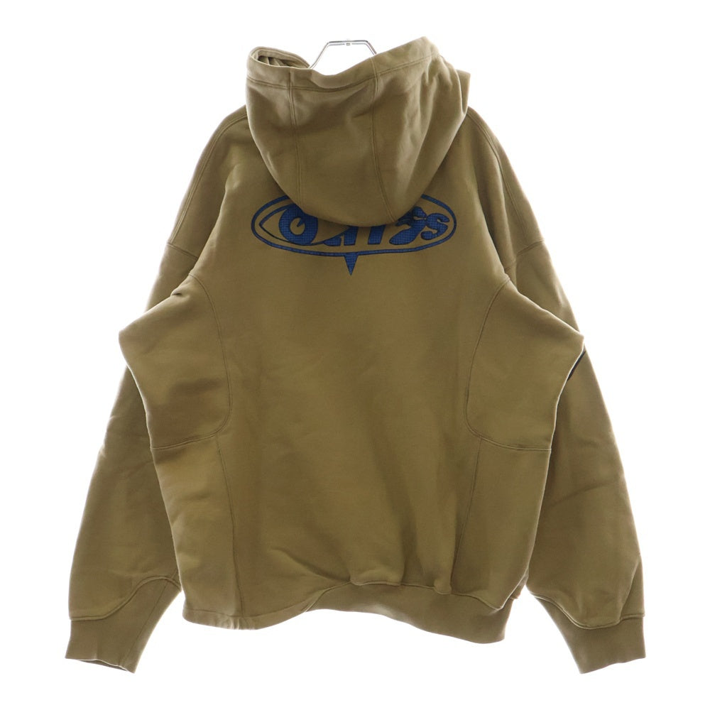 NIKE(ナイキ) ×OFF-WHITE AS M NRG FLC HOODIE オフホワイト ロゴ刺繍 スウェット プルオーバー パーカー ベージュ DN1760-247