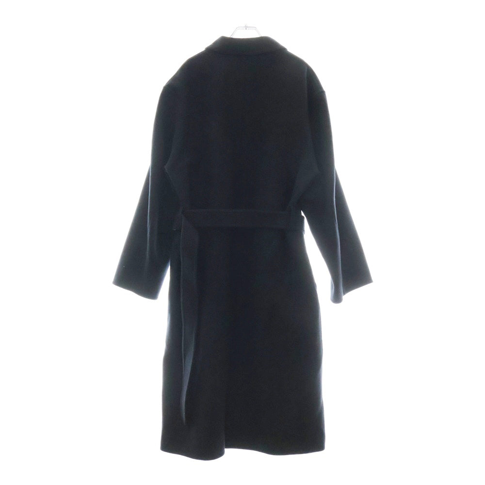 AURALEE(オーラリー) 20AW SUPER FINE MELTON SOUTIEN COLLAR COAT スーパーファイン メルトン ロングコート ブラック A20AC01WM
