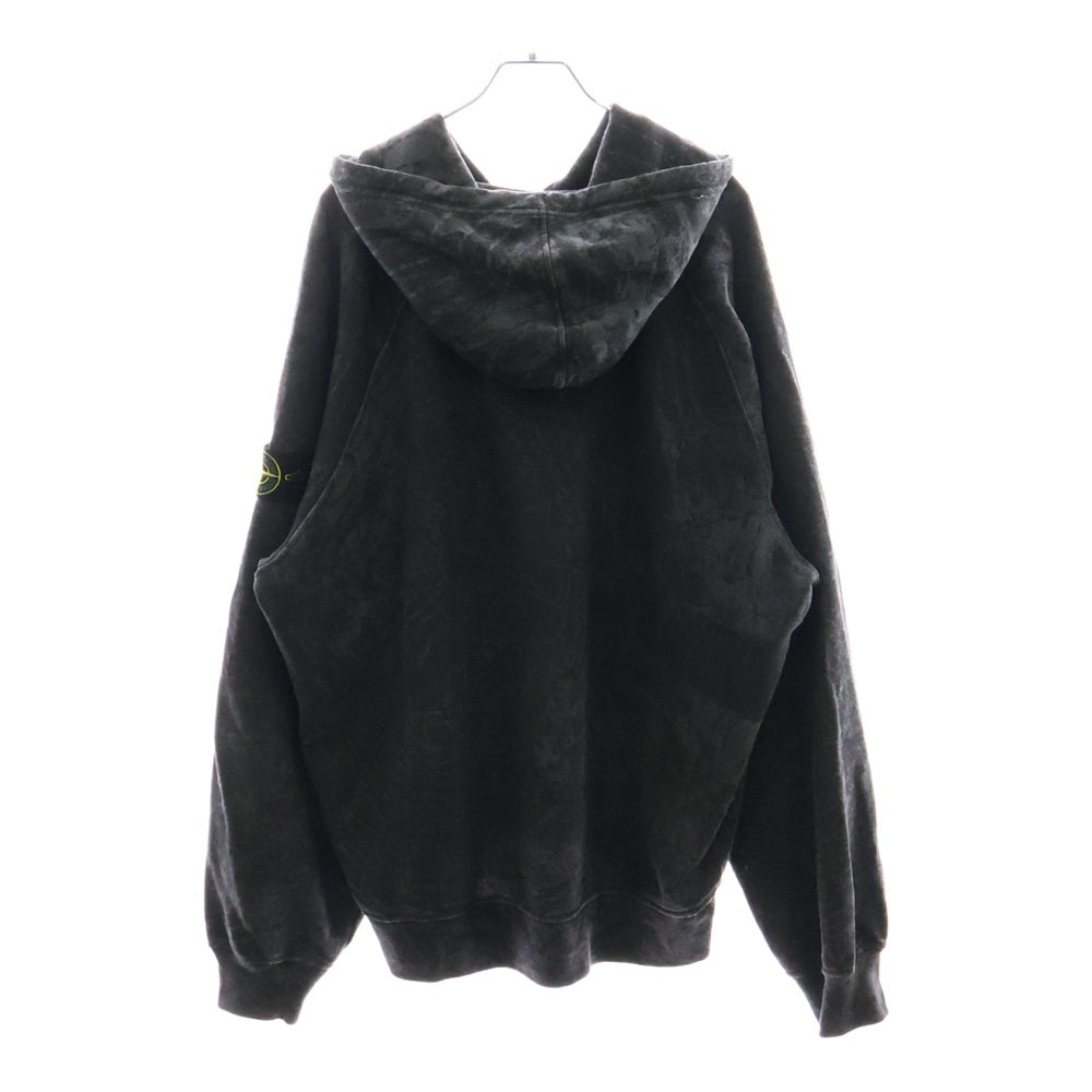 SUPREME(シュプリーム) 23AW ×STONEISLAND Hooded Sweatshirt ストーンアイランド スパイダー スウェットプルオーバーパーカー グレー 7925601S7