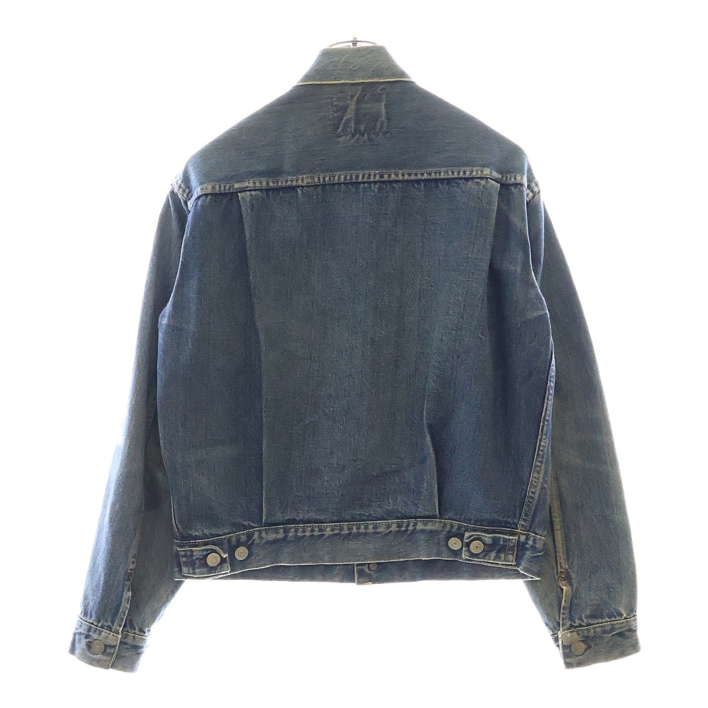 Levi's(リーバイス) 50s VINTAGE 507XX ヴィンテージ 2nd BIGE 両面タブ 均等V ボタン裏刻印なし デニムジャケット インディゴ