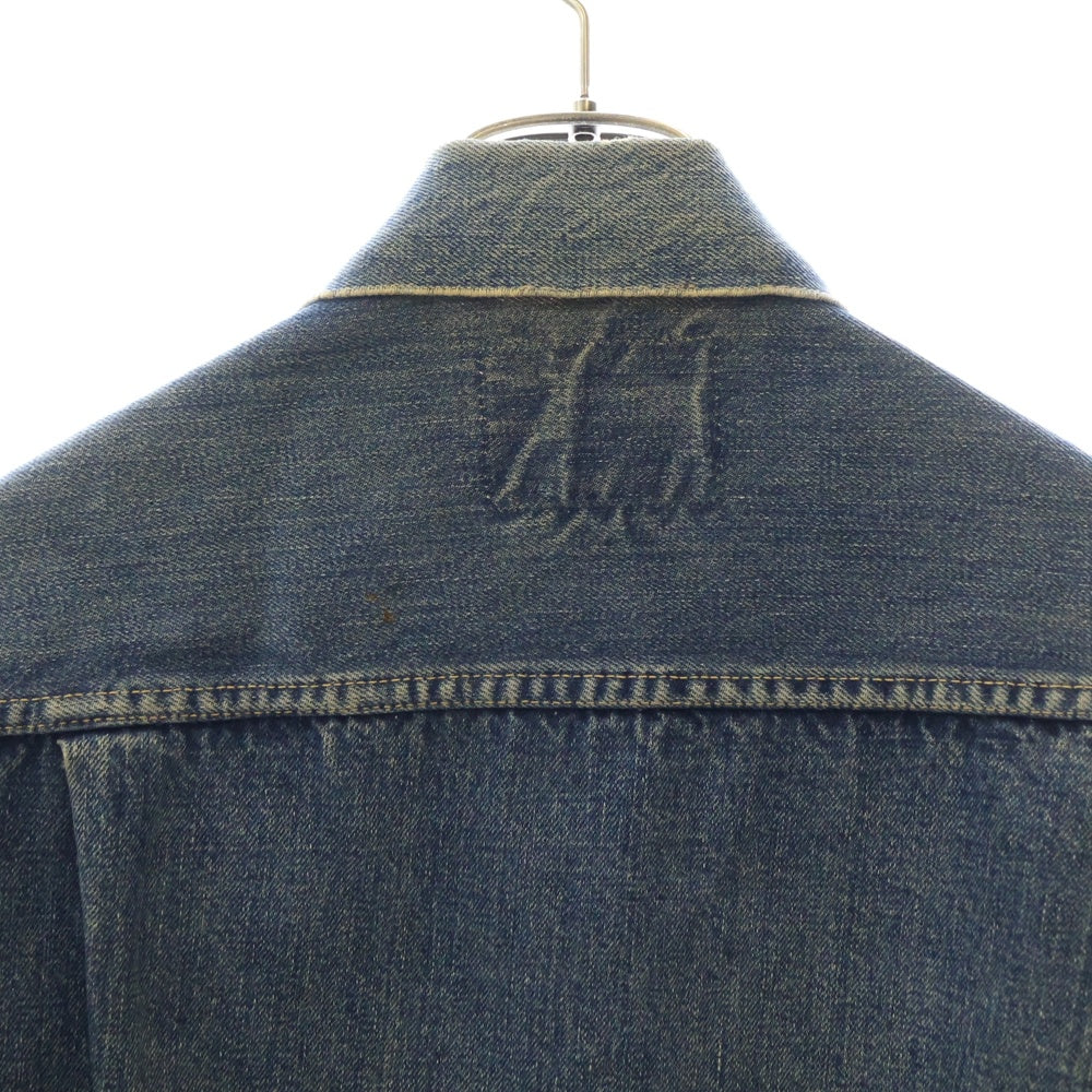Levi's(リーバイス) 50s VINTAGE 507XX ヴィンテージ 2nd BIGE 両面タブ 均等V ボタン裏刻印なし デニムジャケット インディゴ