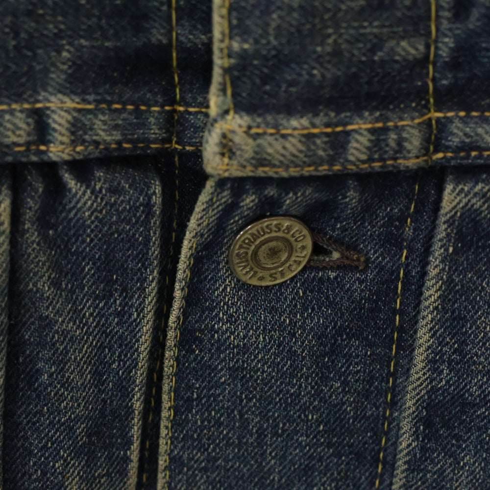 Levi's(リーバイス) 50s VINTAGE 507XX ヴィンテージ 2nd BIGE 両面タブ 均等V ボタン裏刻印なし デニムジャケット インディゴ