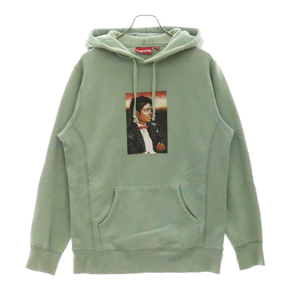 SUPREME(シュプリーム) 17SS Michael Jackson Hooded Sweatshirt マイケルジャクソン フーデッド スウェット シャツ プルオーバー パーカー グリーン