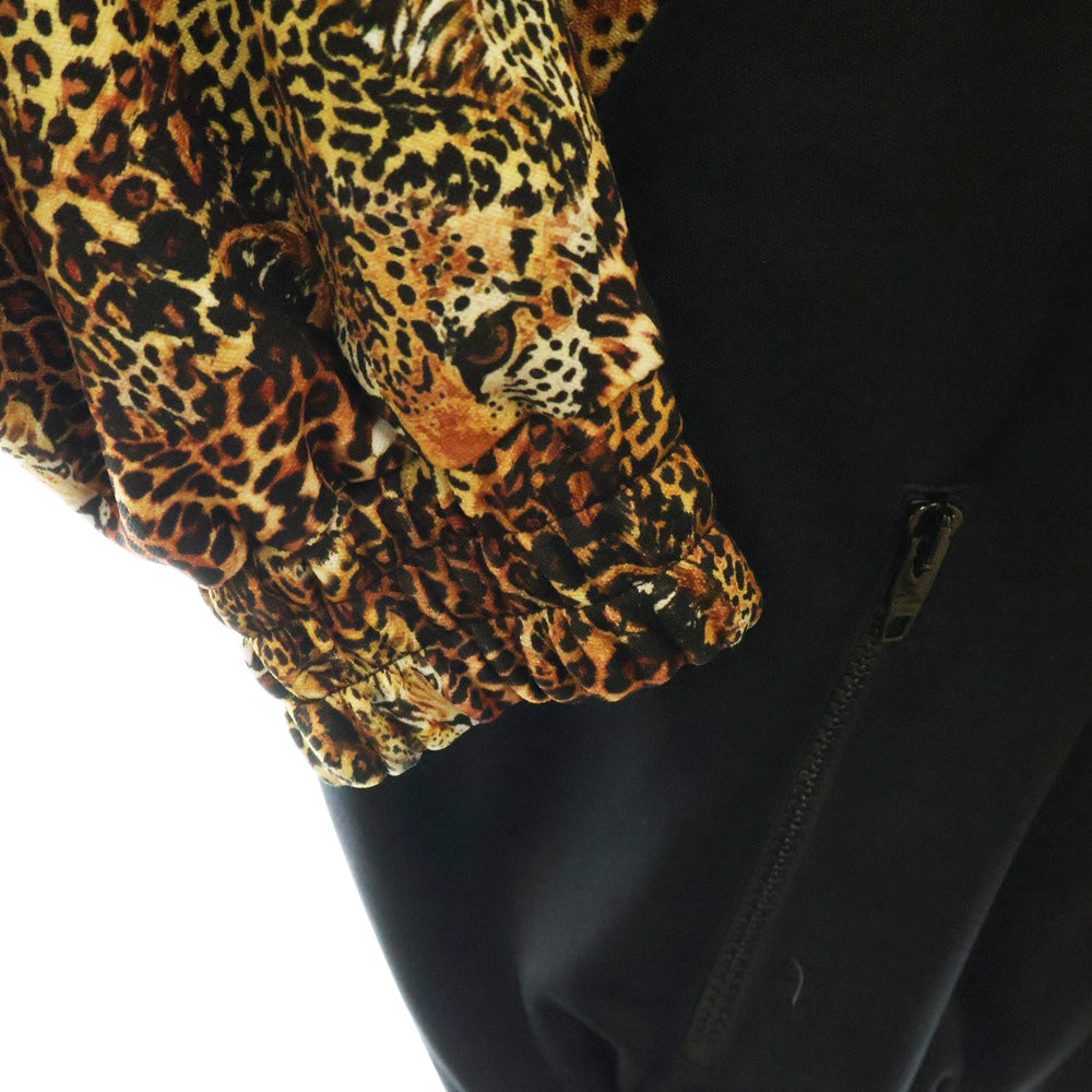 CELINE(セリーヌ) 22AW ジップアップレオパードブルゾン ブラック/ブラウン 2Y949435S
